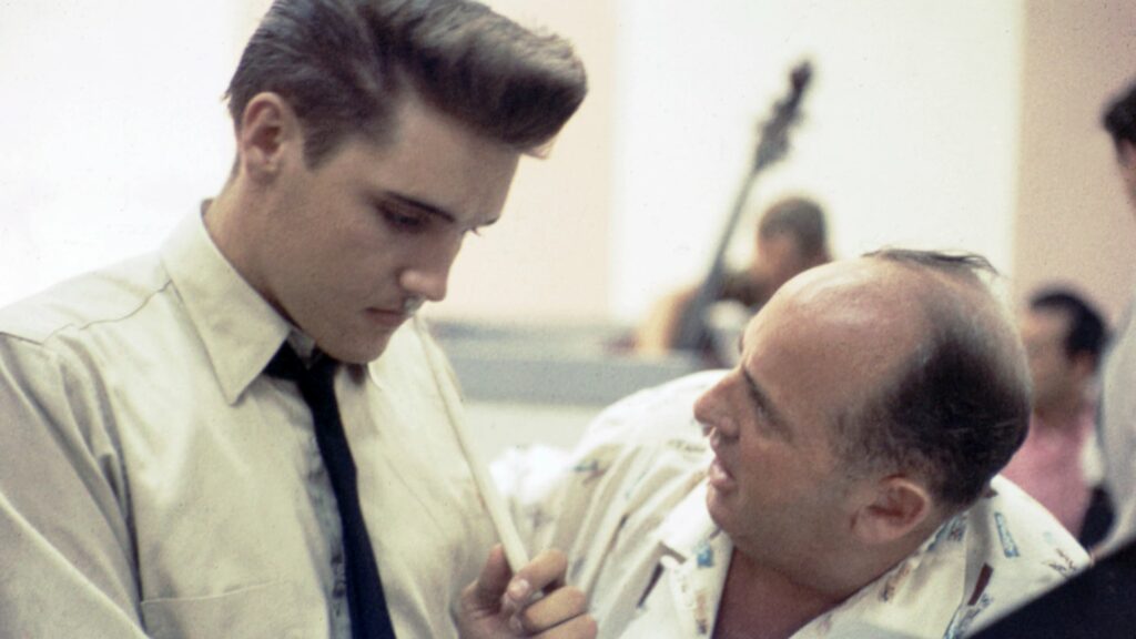 Elvis Presley and Colonel Tom Parker
